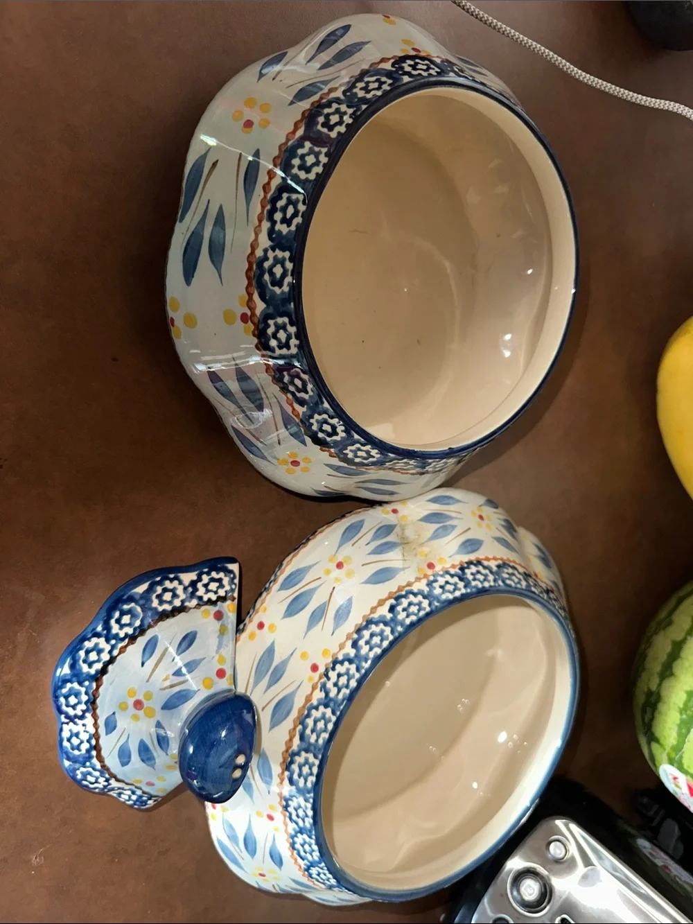Temp-Tations Bakeware Old World Blue Christmas Tree replacement pieces.